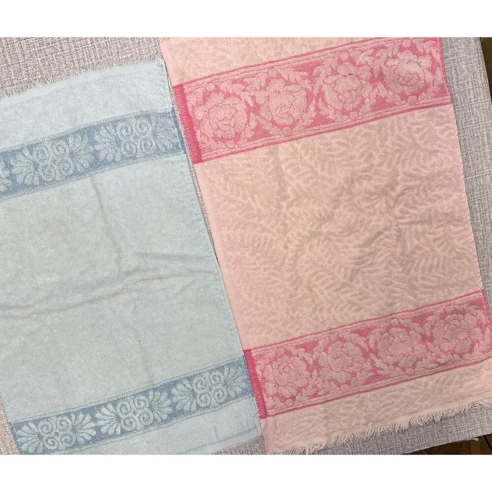 Vintage Cannon Monticello Cannon Royal Family Bath Towel & Hand towels Lot Of 3